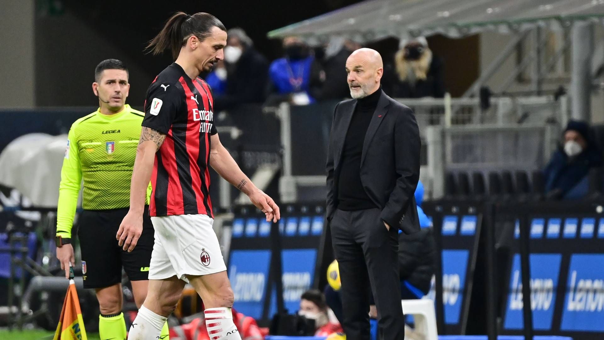 Zlatan Ibrahimovic  Stefano Pioli - Milan