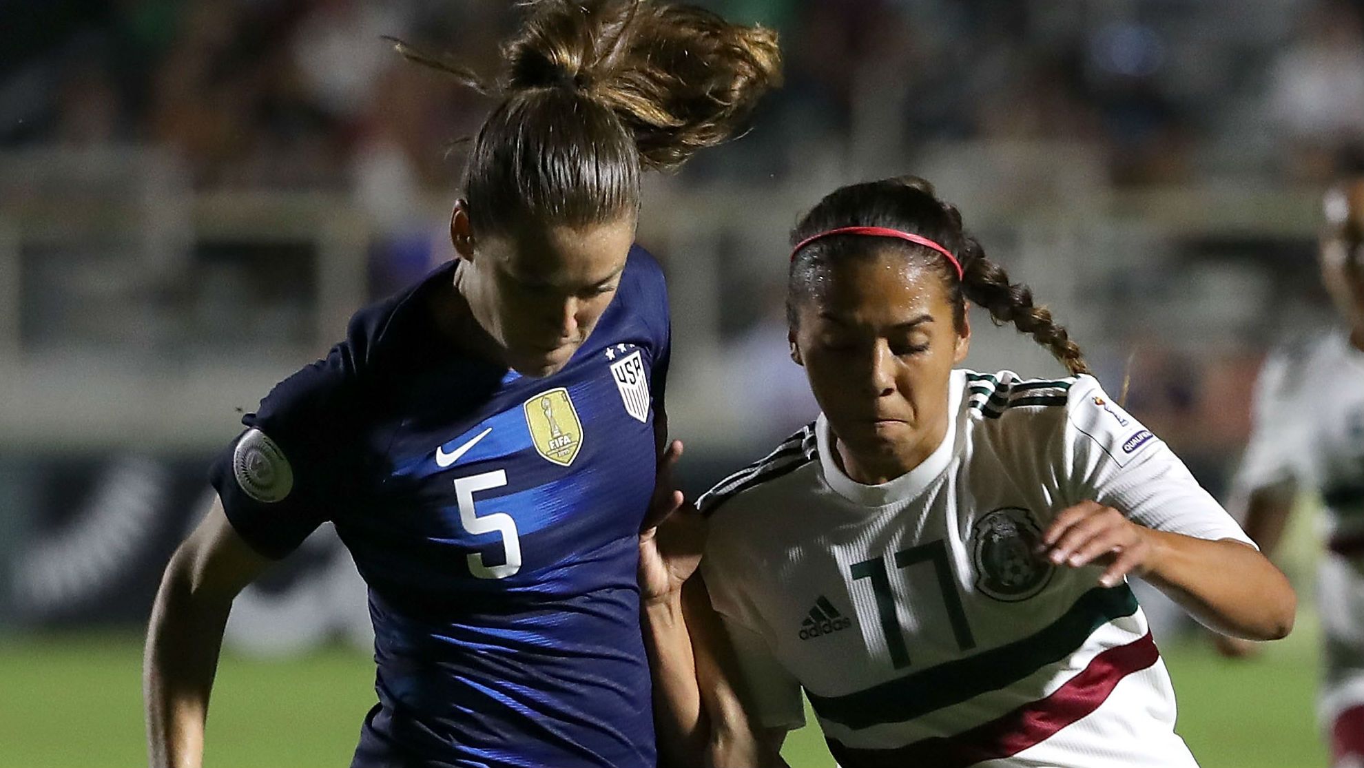 Kelley O'Hara USWNT Maria Sanchez Mexico