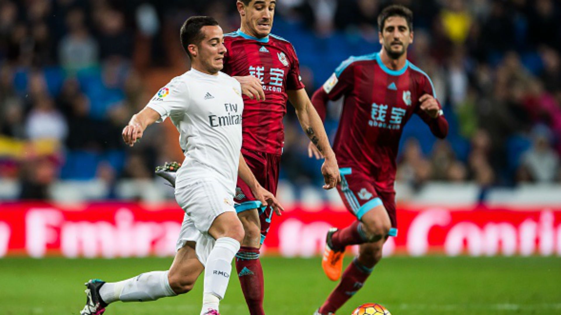 Lucas Vázquez Real Madrid vs Real Sociedad 2015/2016 Santiago Bernabéu