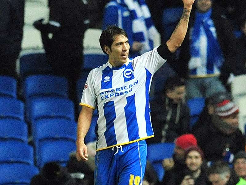 Leonardo Ulloa Brighton & Hove Albion Hull City FA Cup 02172014
