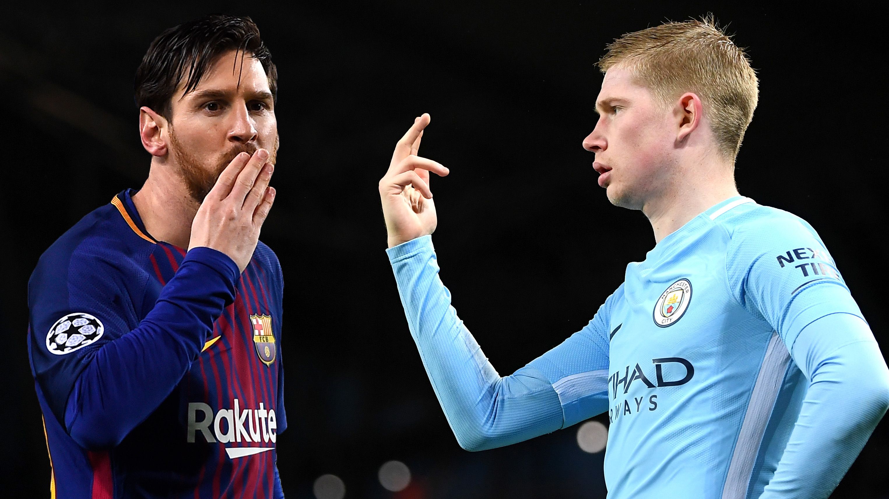 Lionel Messi Kevin De Bruyne