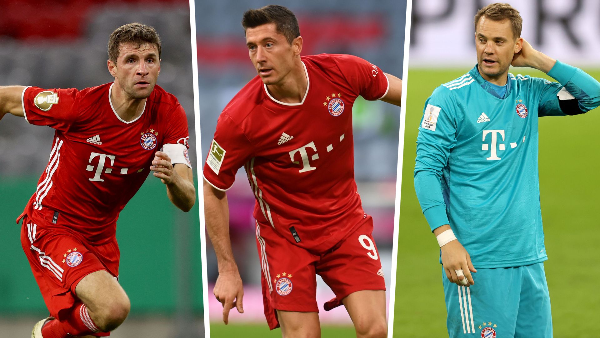 Muller Lewandowski Neuer Bayern Munich