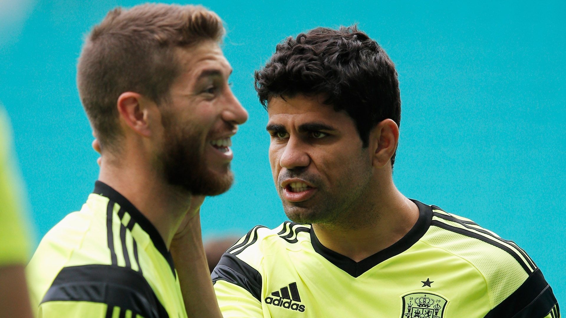 Diego Costa Sergio Ramos Spain