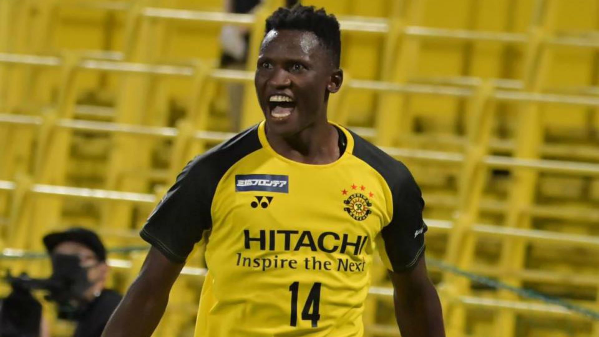 Michael Olunga of Kenya and Kashiwa Reysol fc.
