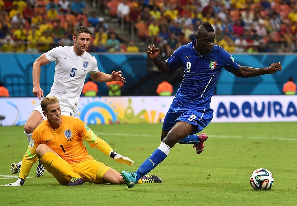 Mario Balotelli Italy England 2014 World Cup Group D 14062014
