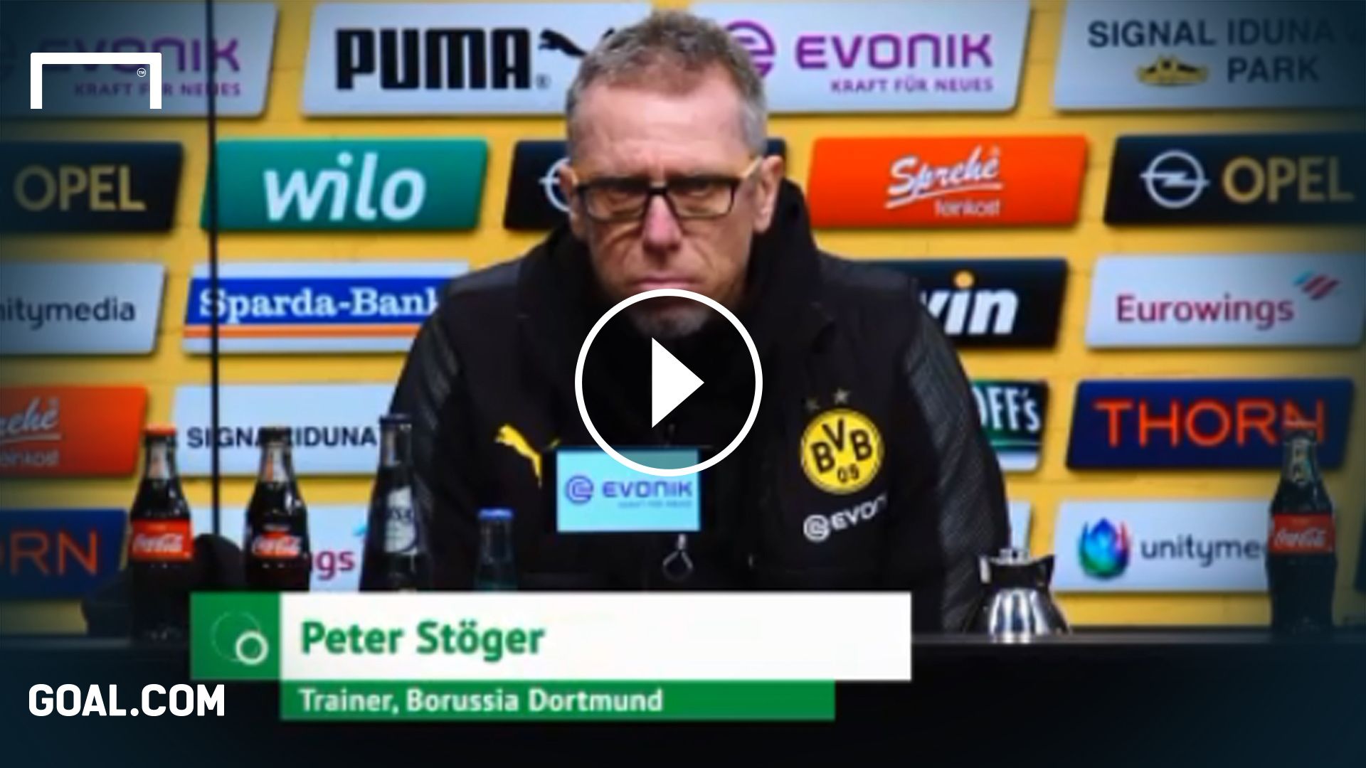 GFX Peter Stöger Borussia Dortmund 27012018