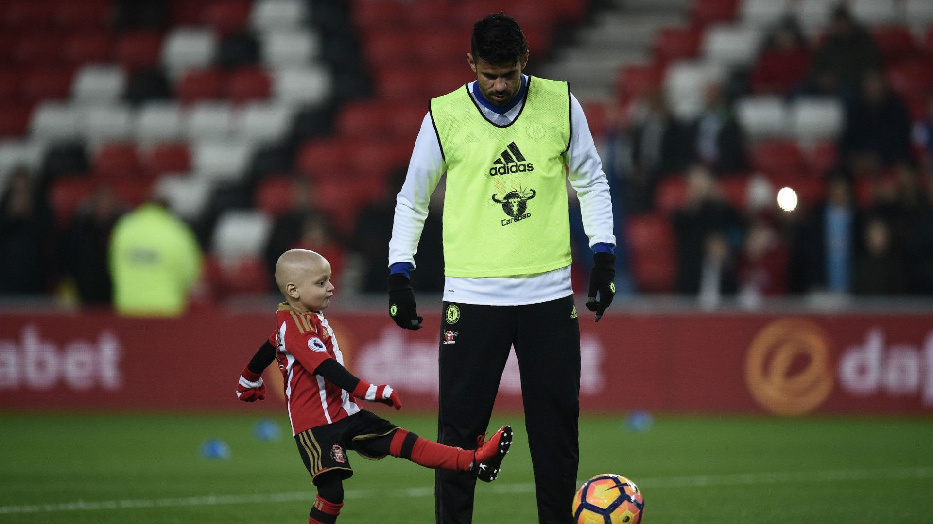 Bradley Lowery Diego Costa Chelsea Sunderland