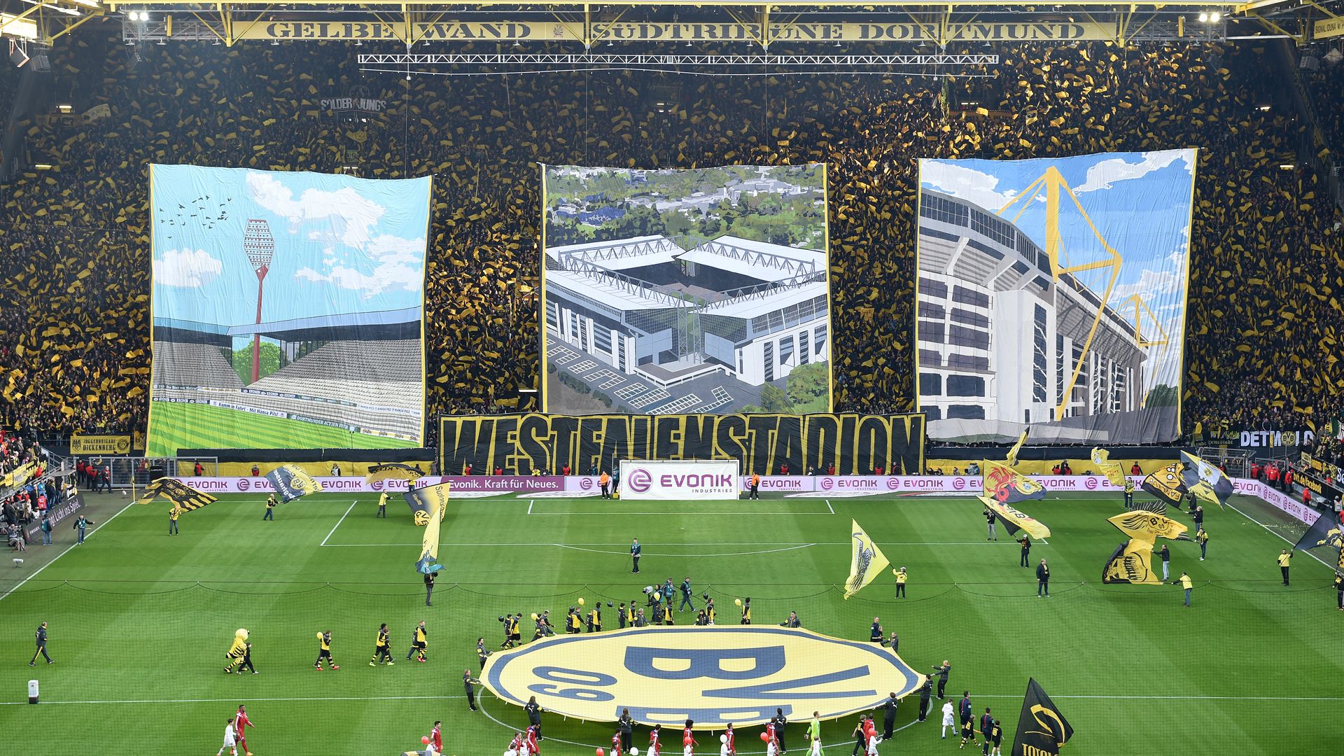 Borussia Dortmund Fans Choreo Bayern München Bundesliga 04042015