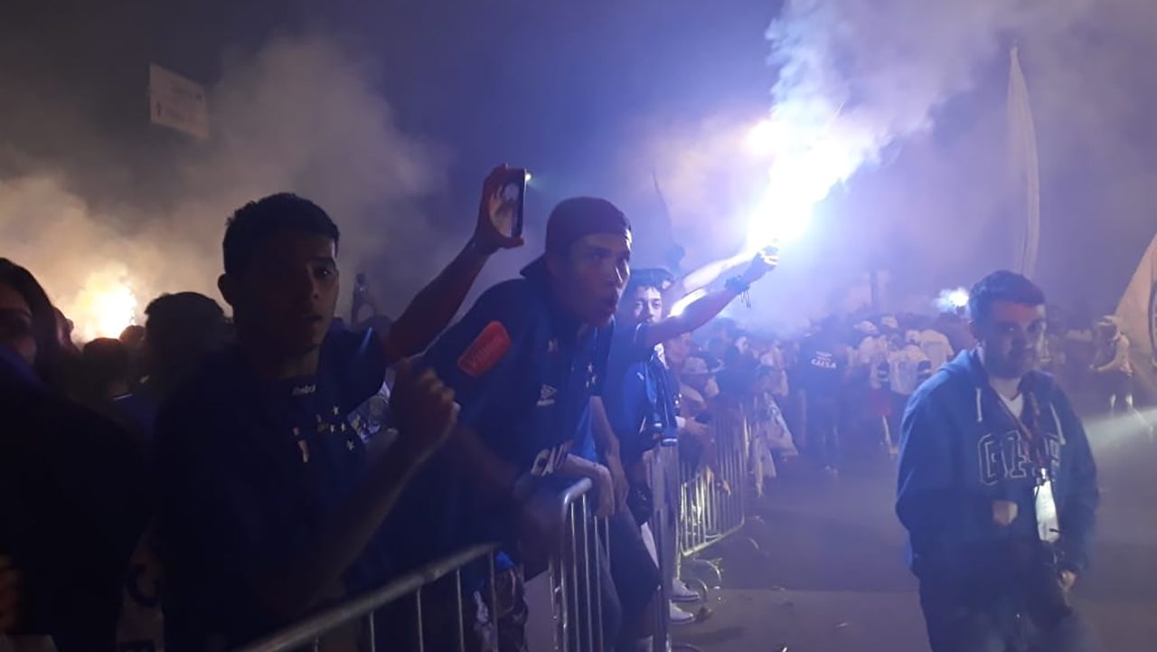 Cruzeiro torcida recepção 29082018