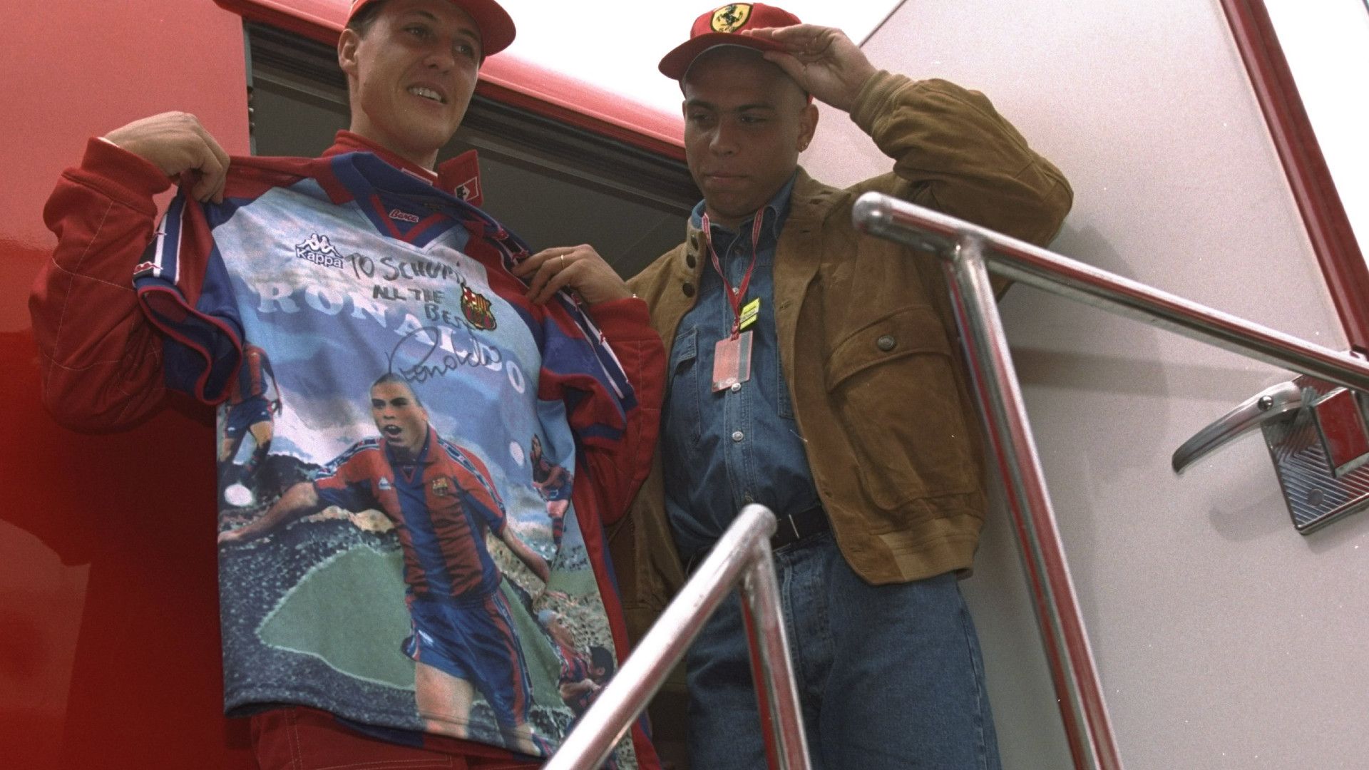 Ronaldo Michael Schumacher Ferrari 1997