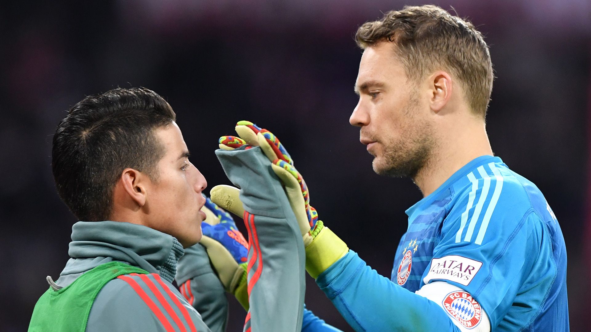 James Rodriguez Manuel Neuer FC Bayern