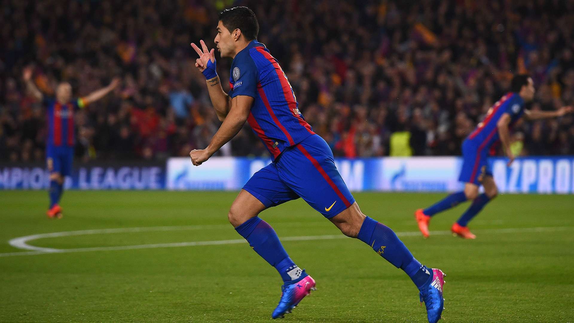 Luis Suarez Barcelona PSG UEFA Champions League 08032016