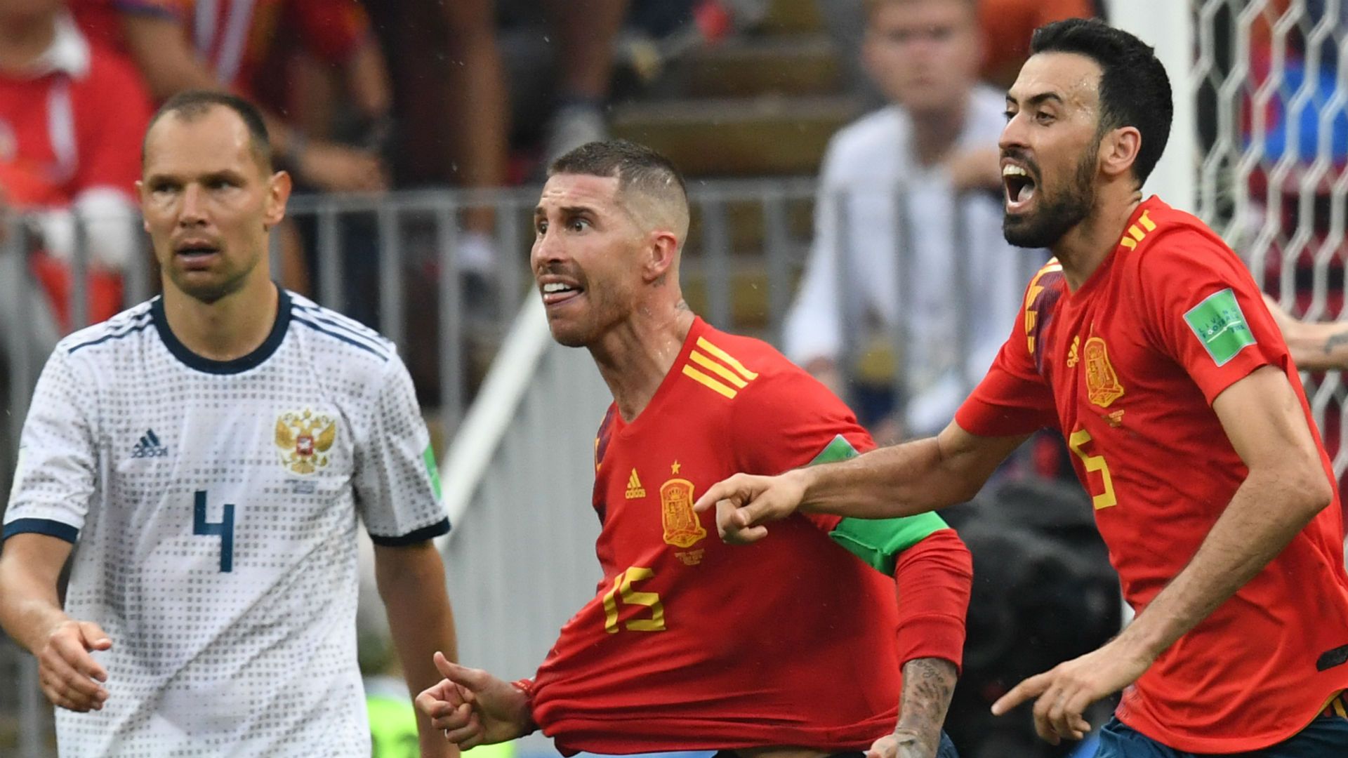 Sergio Ramos Spain Russia