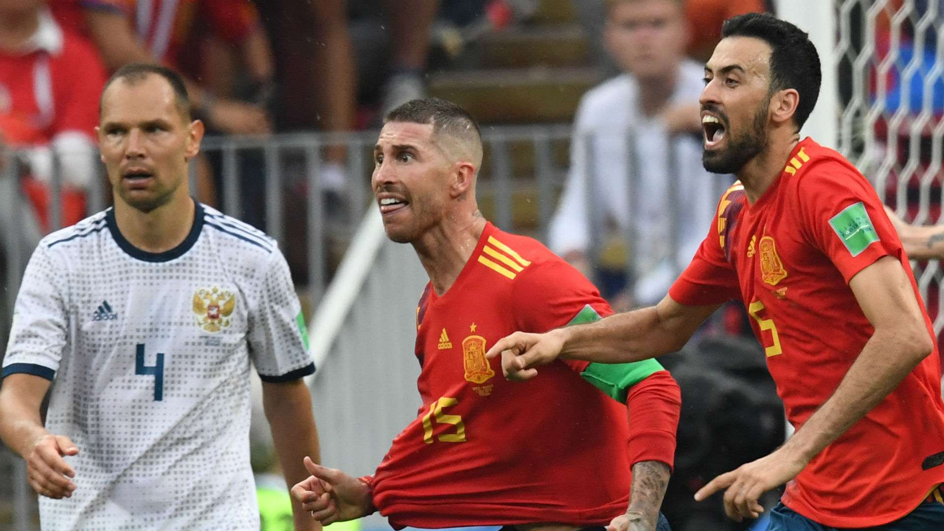 Sergio Ramos Spain Russia