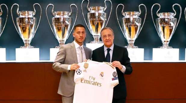 Eden Hazard Florentino Pérez