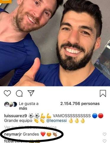 Suarez Messi Neymar 070419