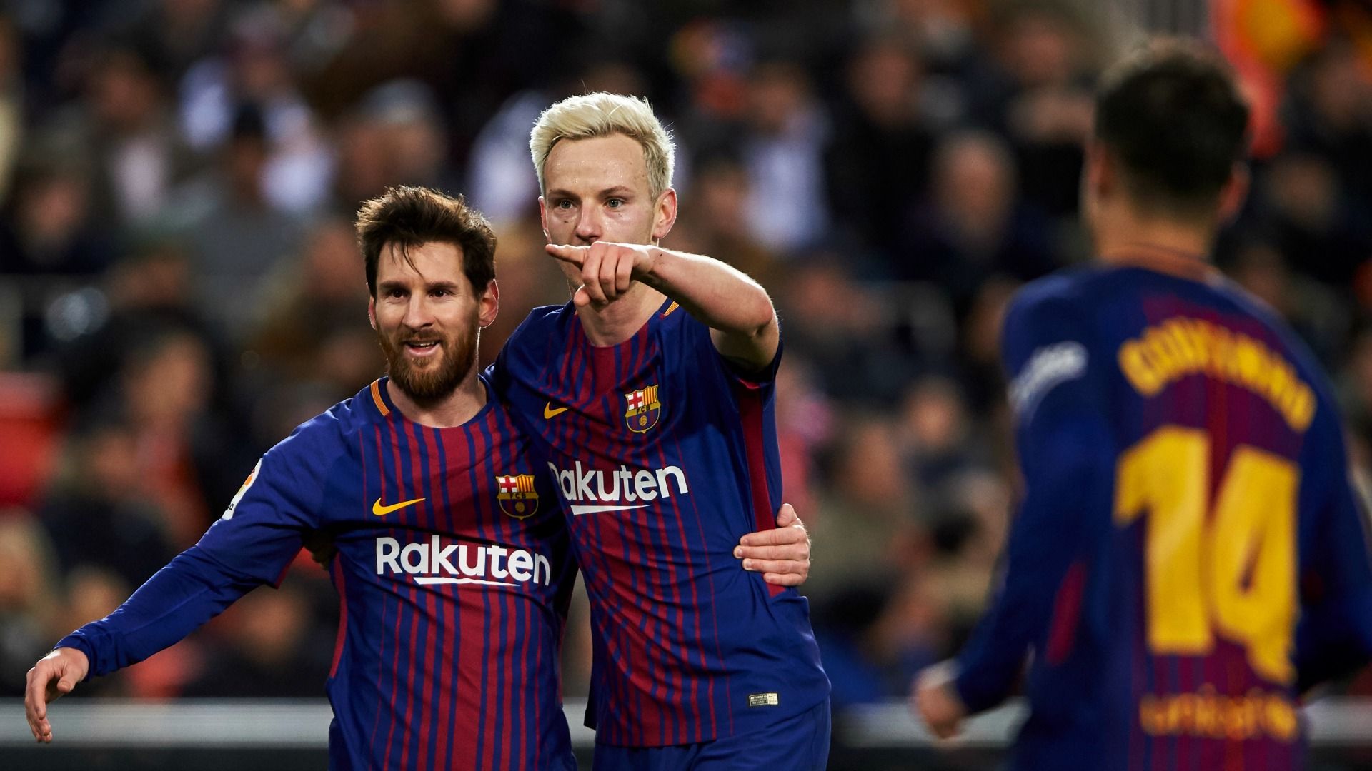 Ivan Rakitic, Lionel Messi