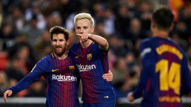 Ivan Rakitic, Lionel Messi