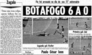 Botafogo 6 a 0 Flamengo