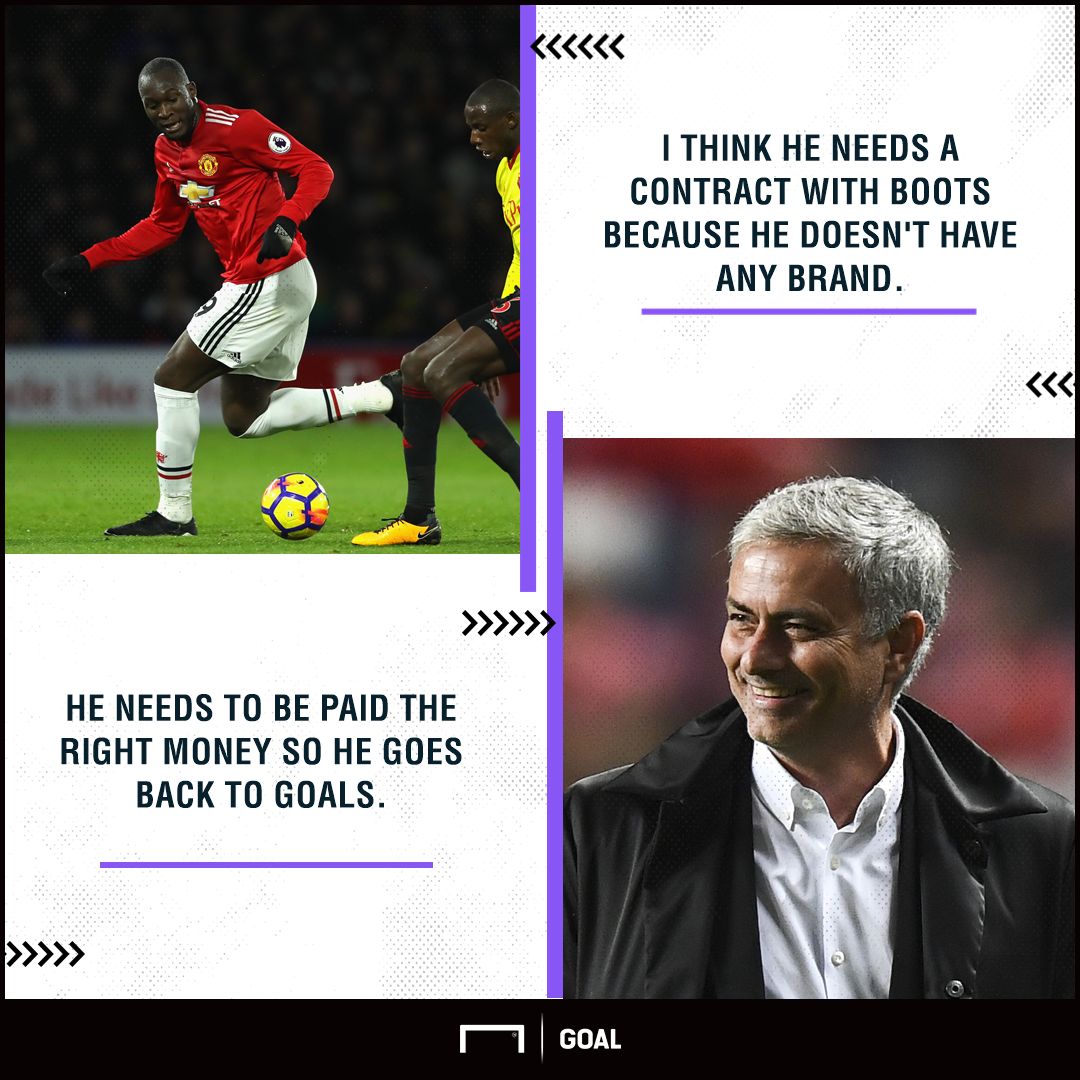 Jose Mourinho Romelu Lukaku boot deal