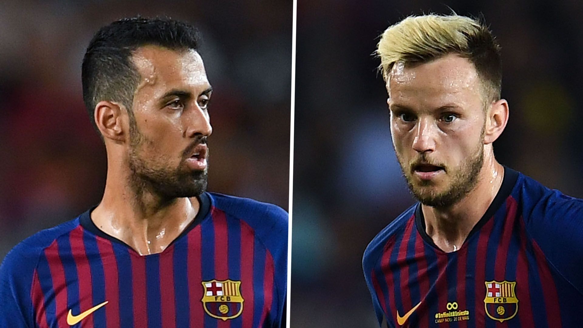 Sergio Busquets Ivan Rakitic Barcelona GFX
