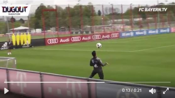 Bayern zaubern im Training