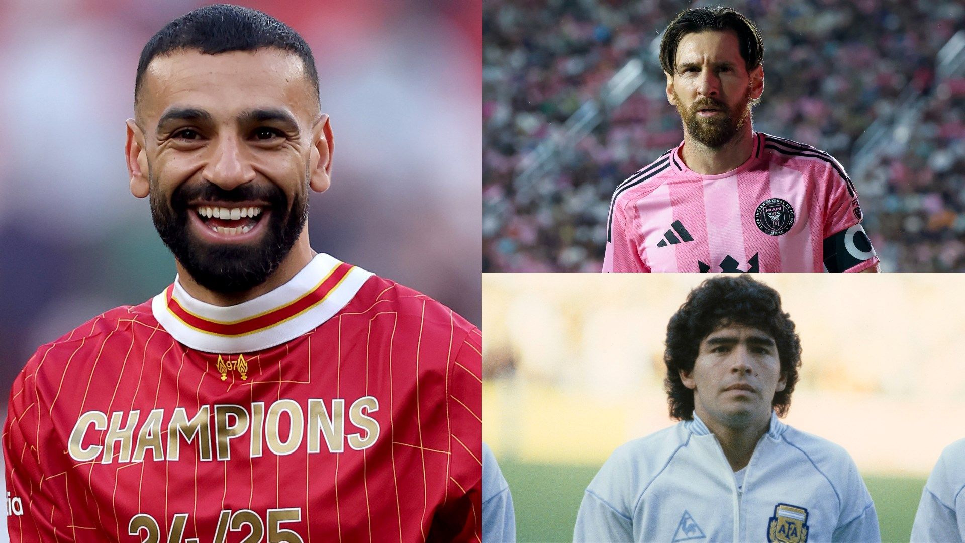 VIDEO: Mohamed Salah hilariously snubs himself as Liverpool talisman picks best left-footed player of all time between Lionel Messi & Diego Maradona | Goal.com UK