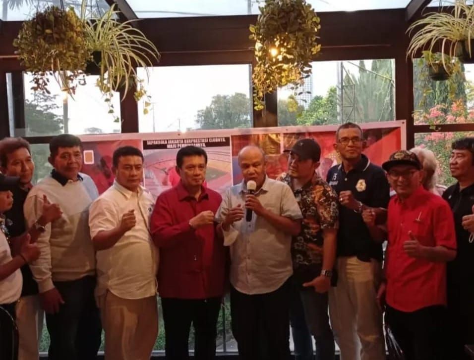 Syahrial MM bersama pemilik suara Asprov PSSI DKI Jakarta