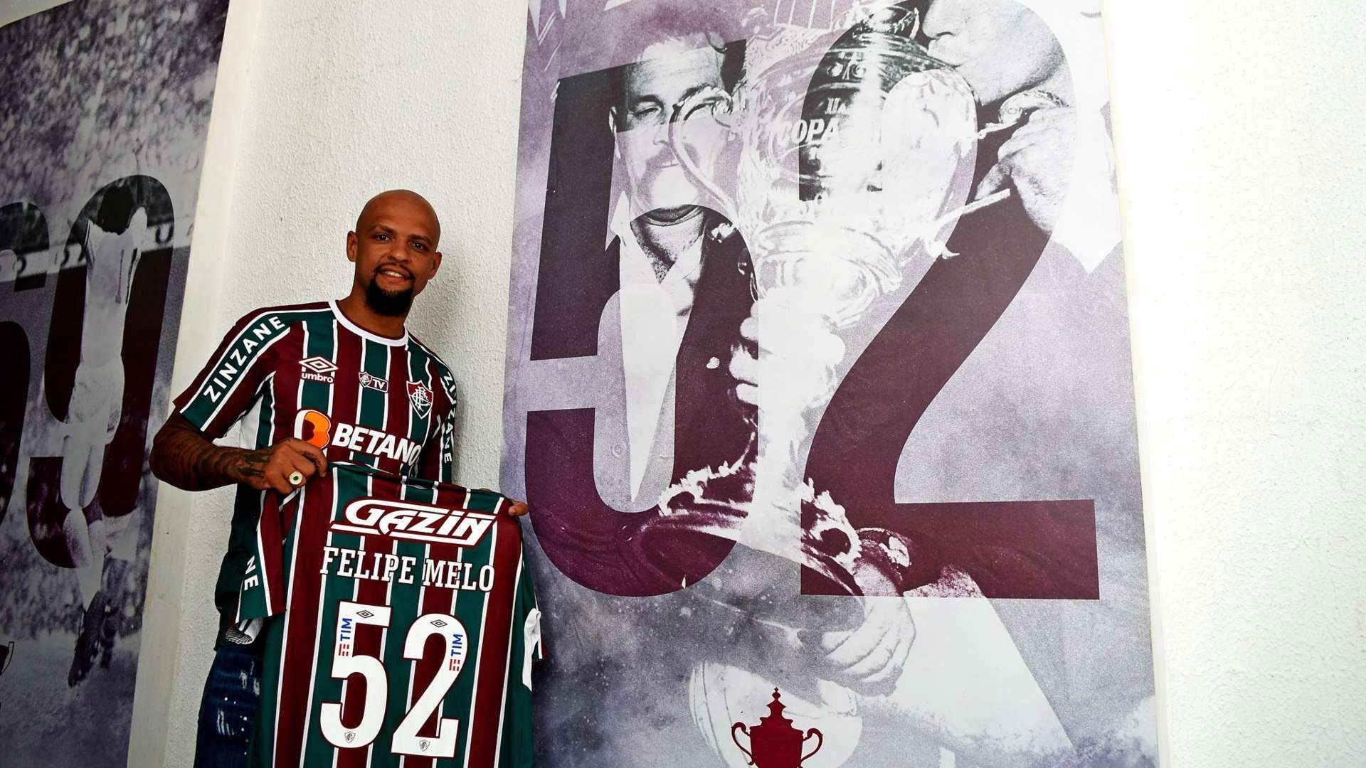 Felipe Melo apresentado no Fluminense 13 12 2021