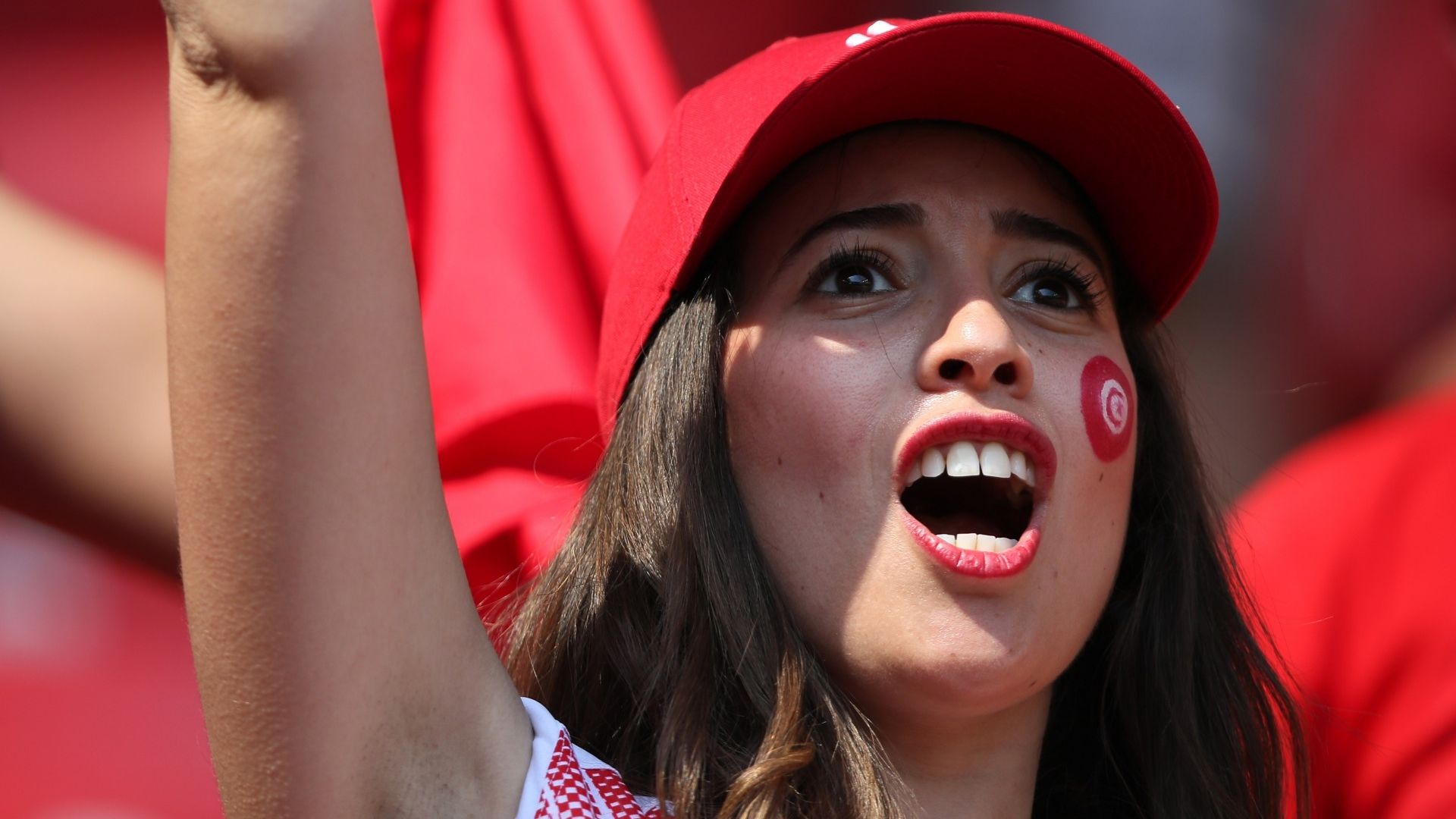 美女サポワールドカップ_ベルギーvsチュニジア_チュニジア2