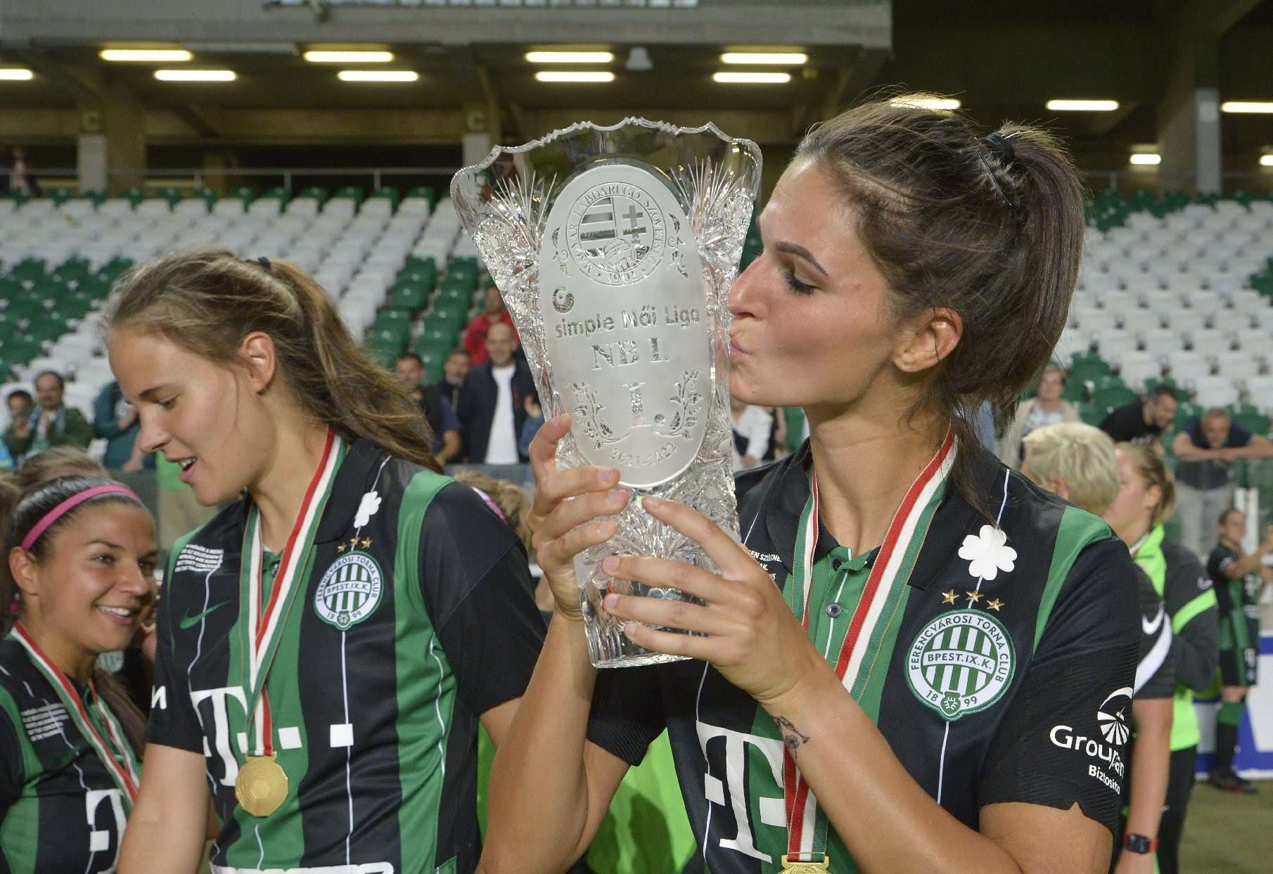 Ferencváros bajnoki ünneplés