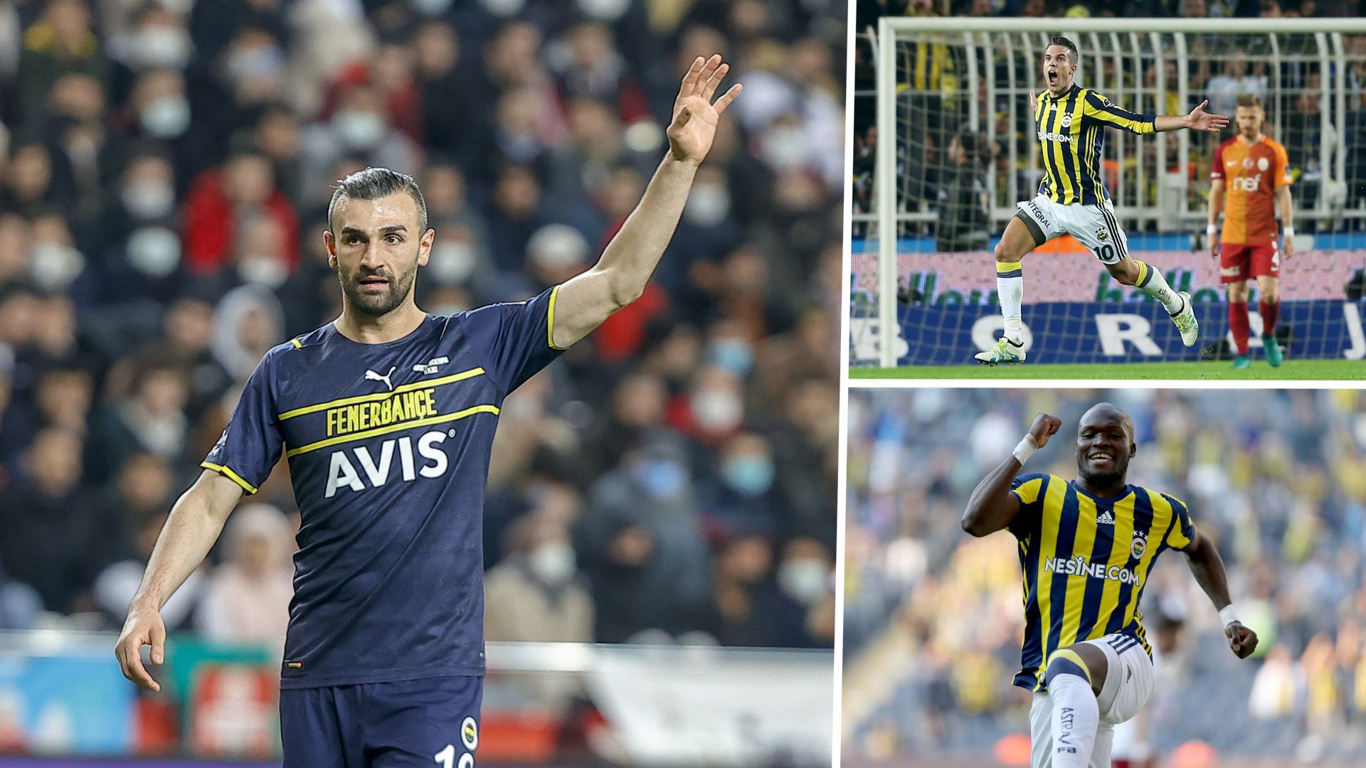Serdar Dursun, Robin van Persie, Moussa Sow GFX