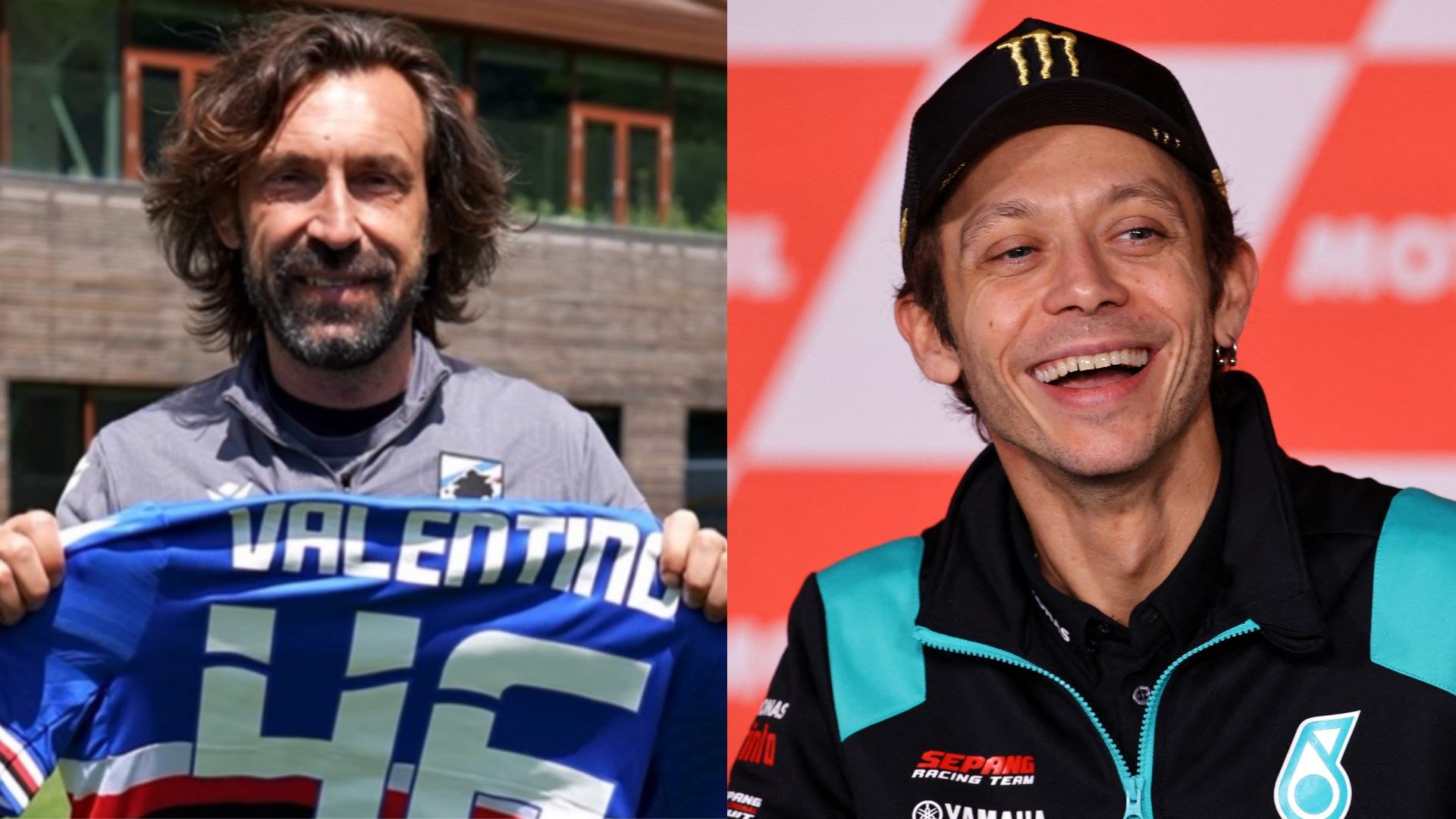 Pirlo Valentino Rossi Sampdoria