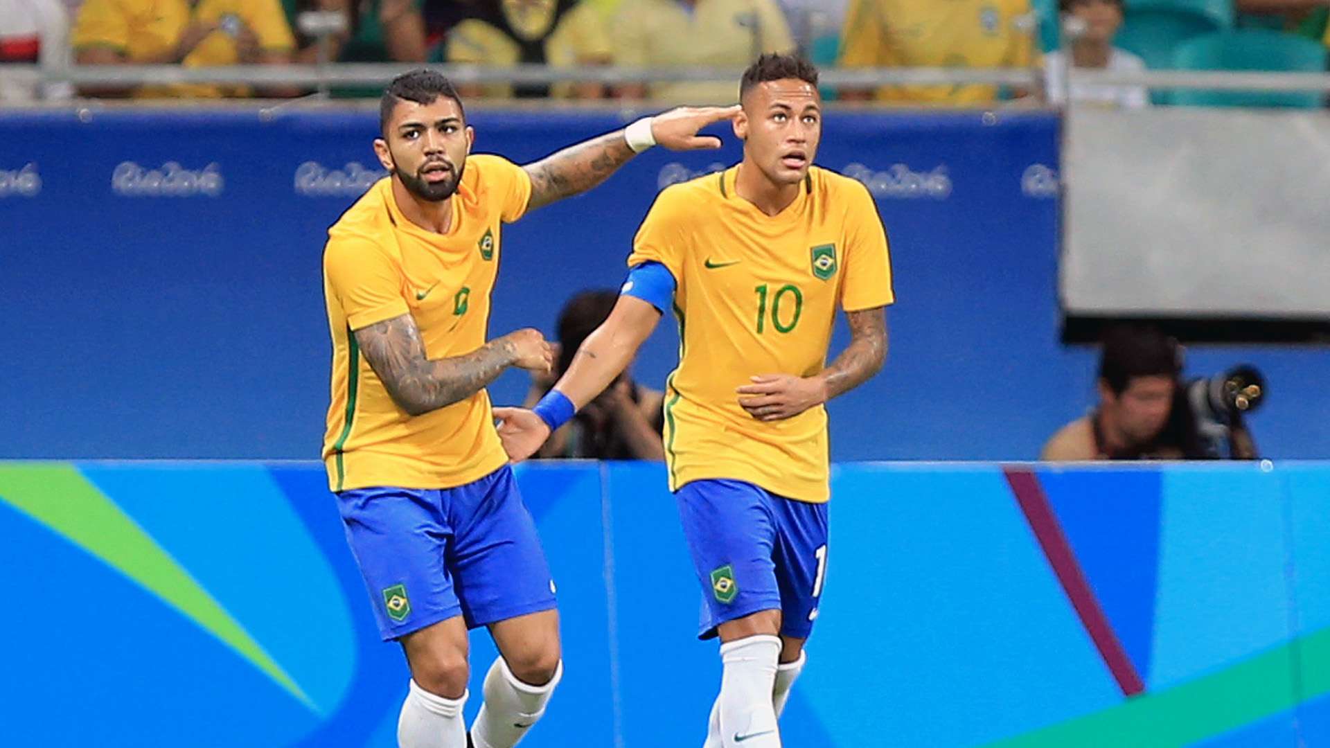 Neymar Gabigol Denmark Brazil Rio 2016 Olympics 10082016