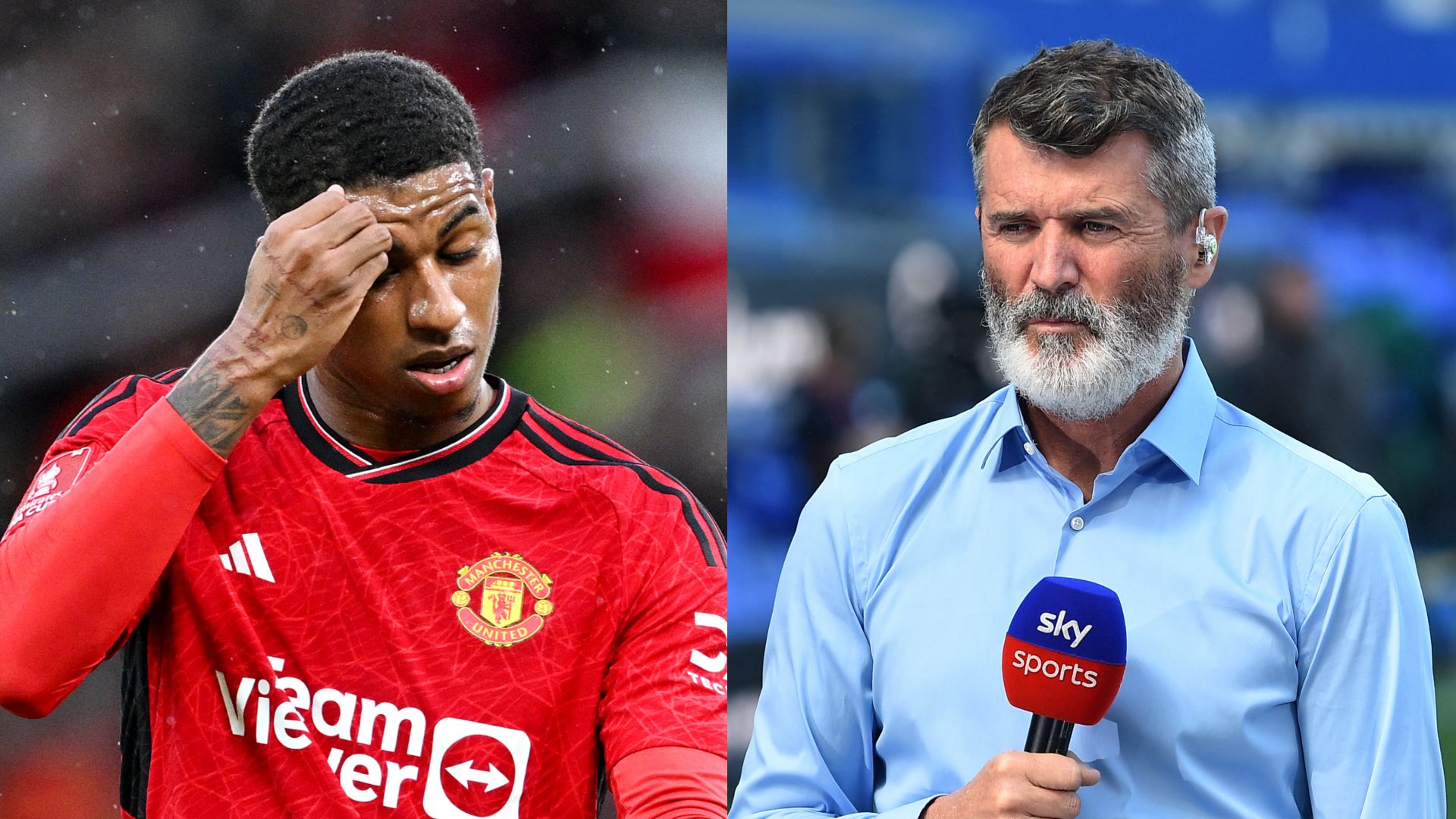 Marcus Rashford Roy Keane