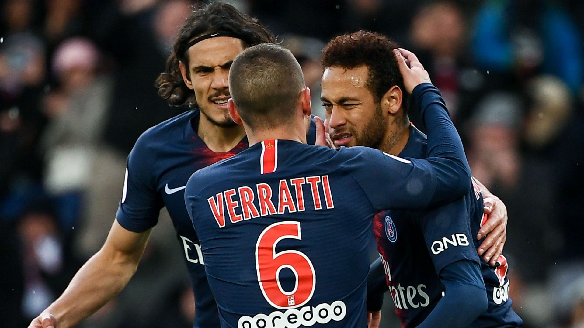 Neymar Edinson Cavani PSG Nice Ligue 1 04052019