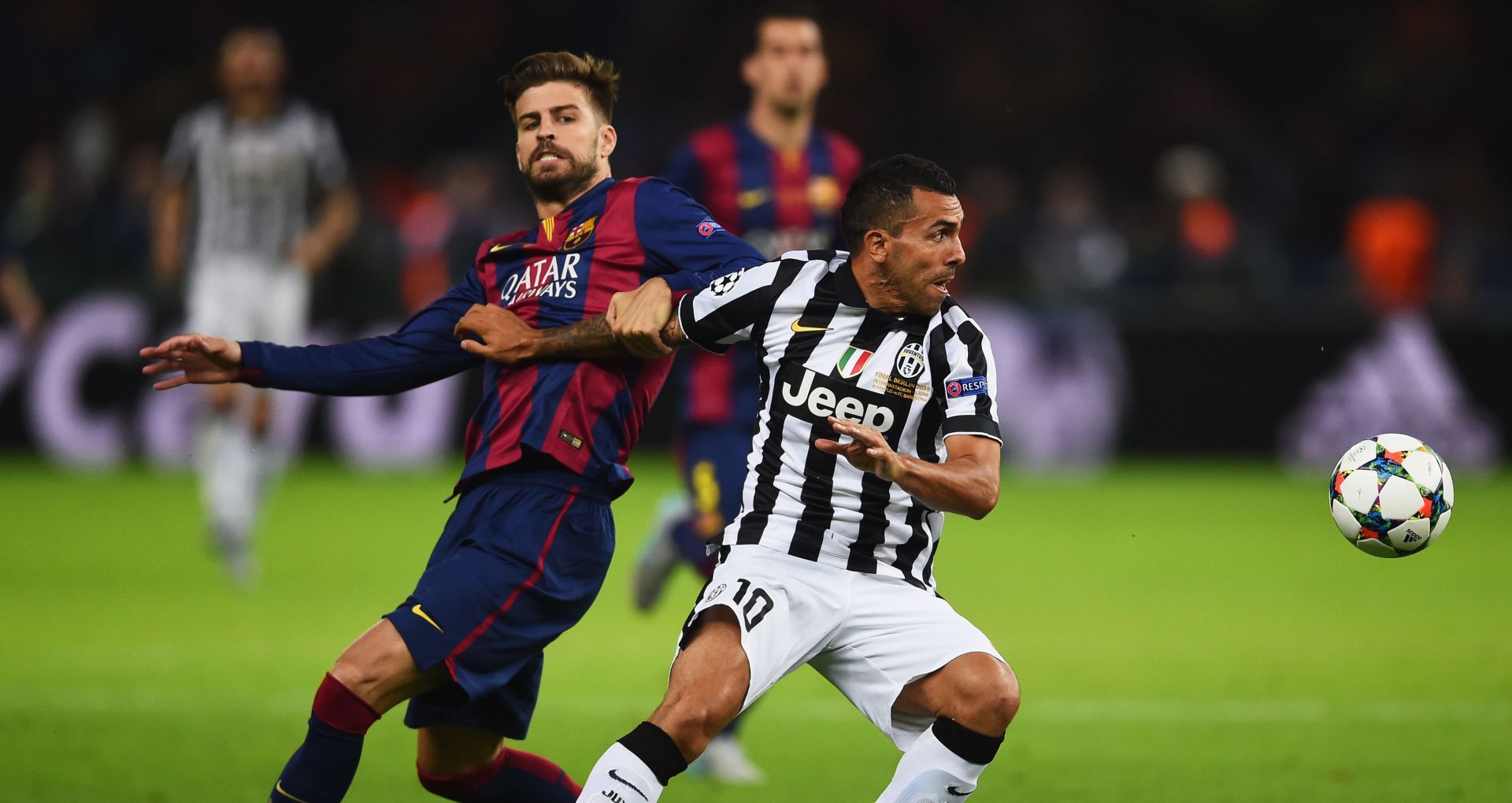 Carlos Tevez Barcelona Juventus Champions League