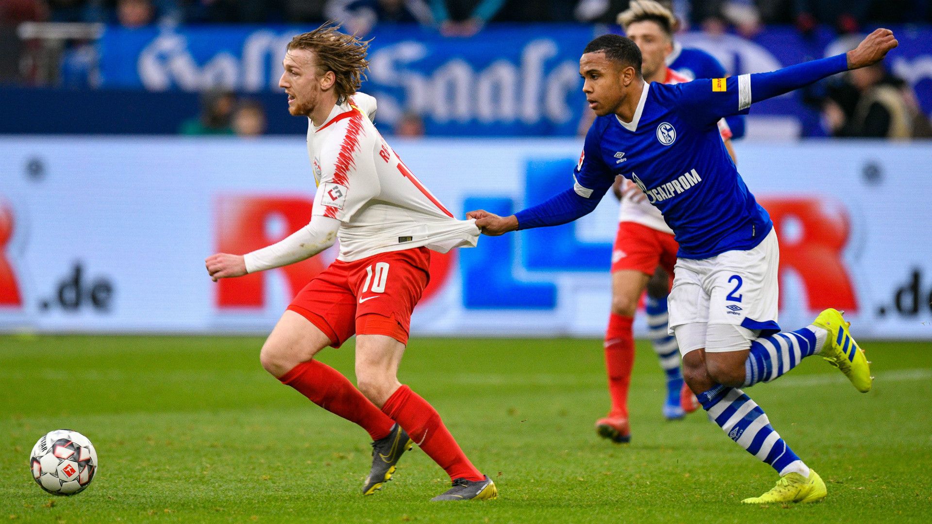 Weston McKennie Emil Forsberg Schalke 04 RB Leipzig Bundesliga 16032019