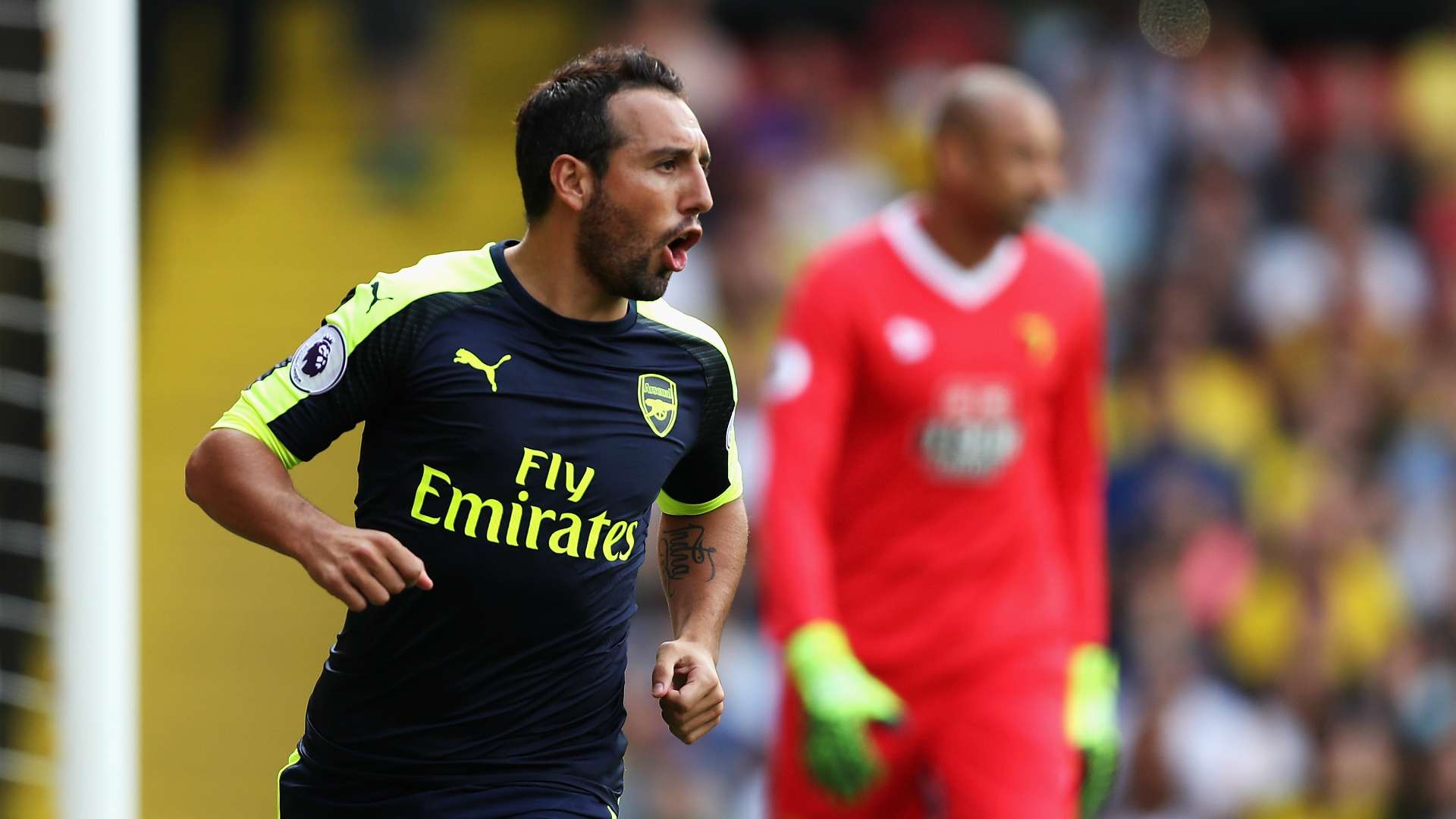 Cazorla Premier League Watford vs Arsenal 280816