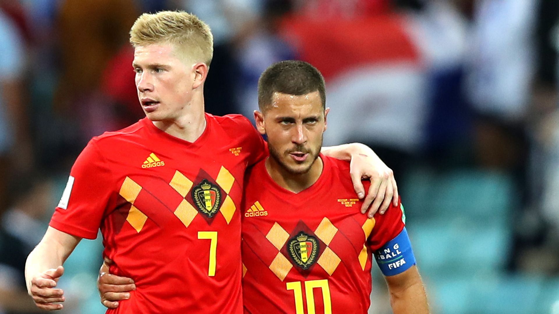 De Bruyne Hazard Belgien 18062018