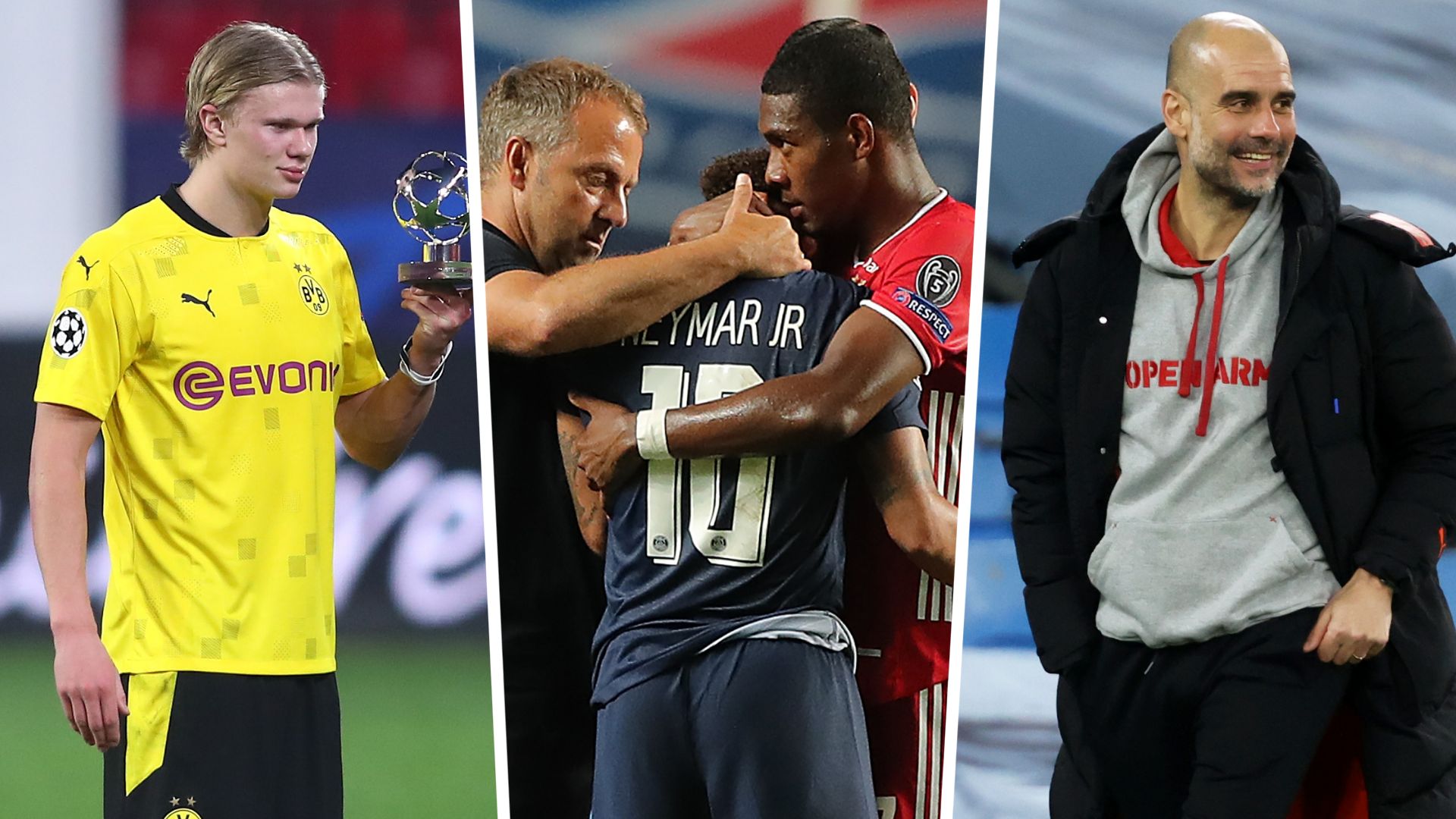 Haaland Dortmund Bayern PSG Guardiola Manchester City