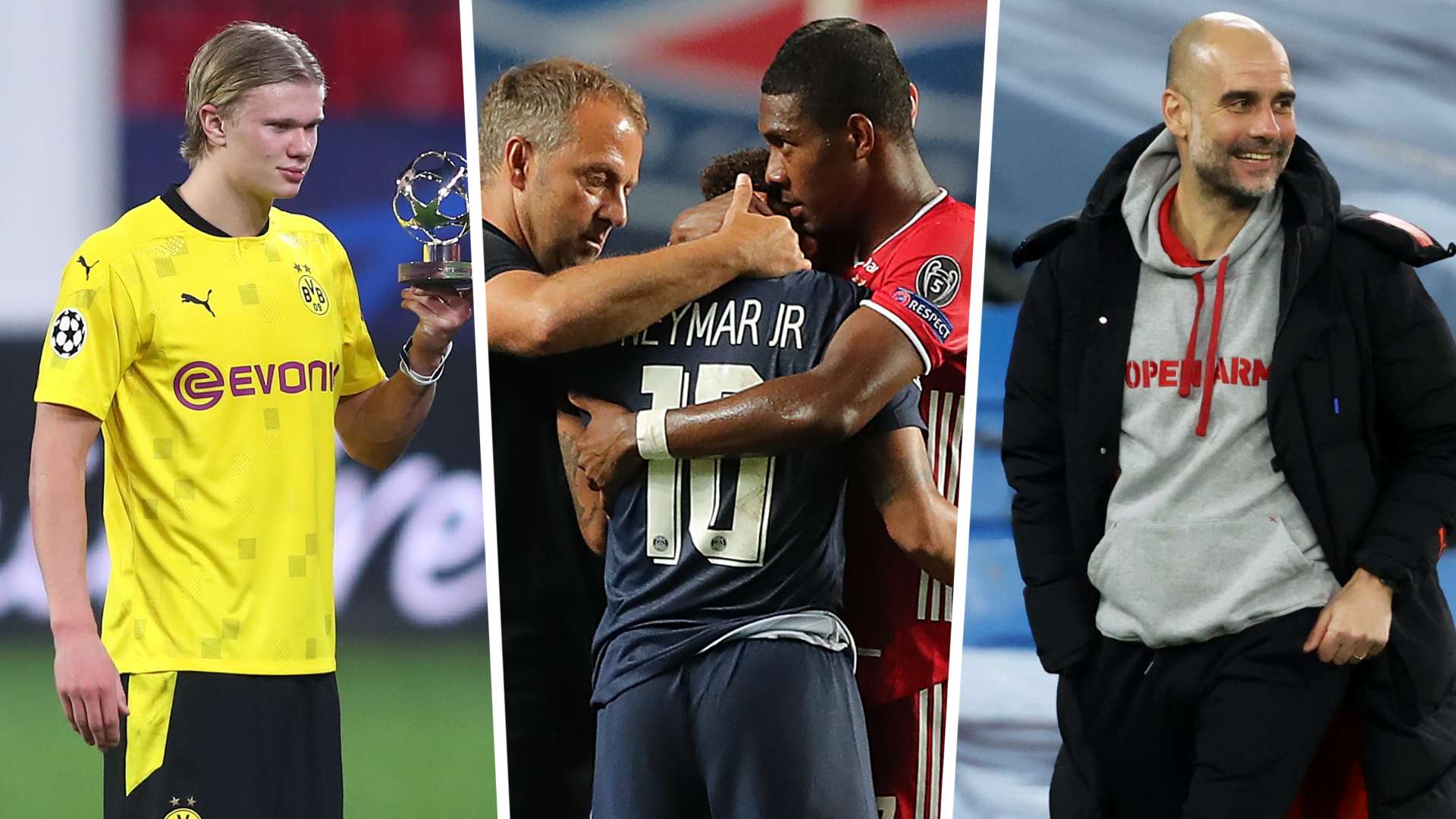 Haaland Dortmund Bayern PSG Guardiola Manchester City