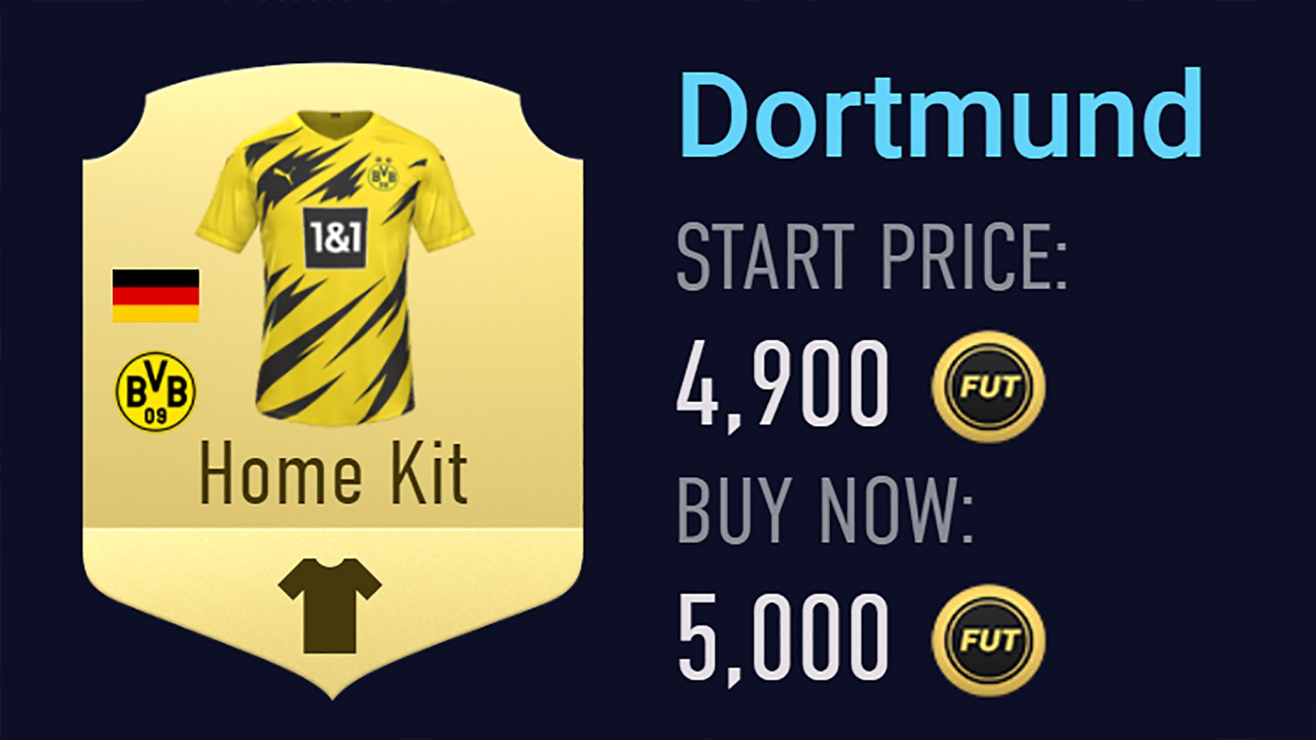 FIFA 21 Borussia Dortmund Kit