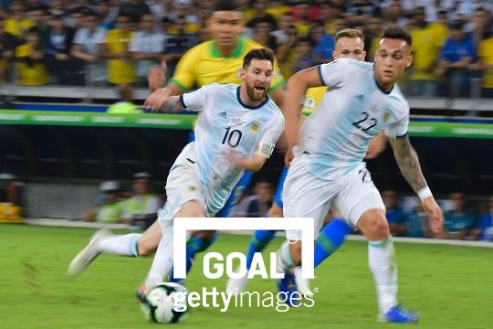 messi and lautaro martinez