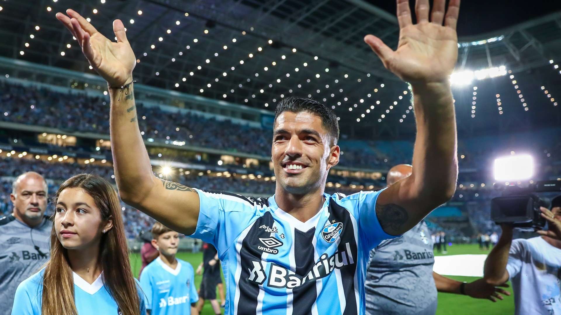 Luis Suarez Grêmio apresentação 2023