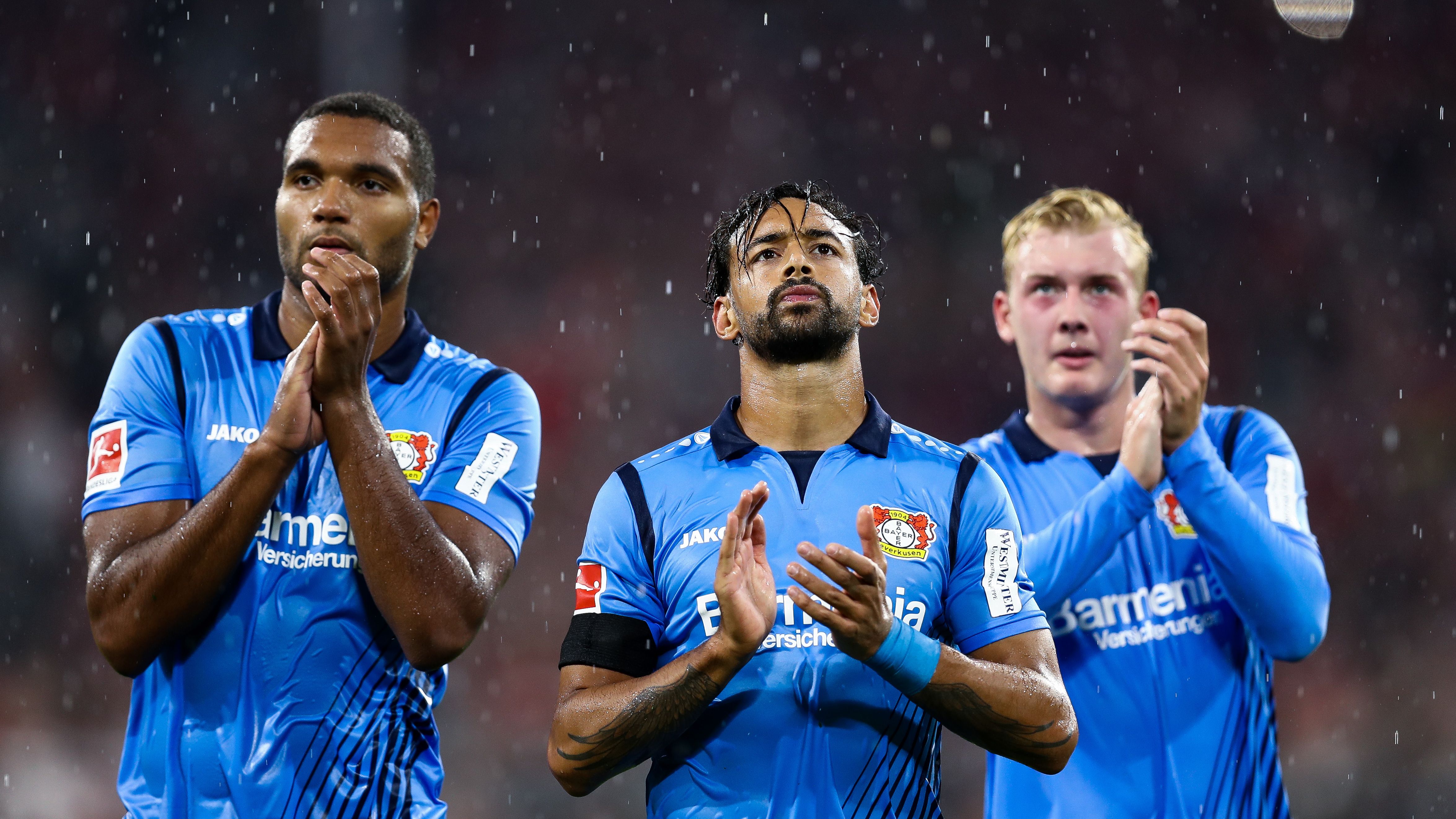 Jonathan Tah Karim Bellarabi Julian Brandt Bayer Leverkusen 18082017