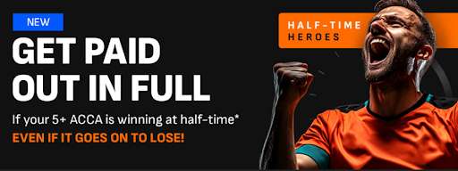 LiveScore Bet Half-Time Payout