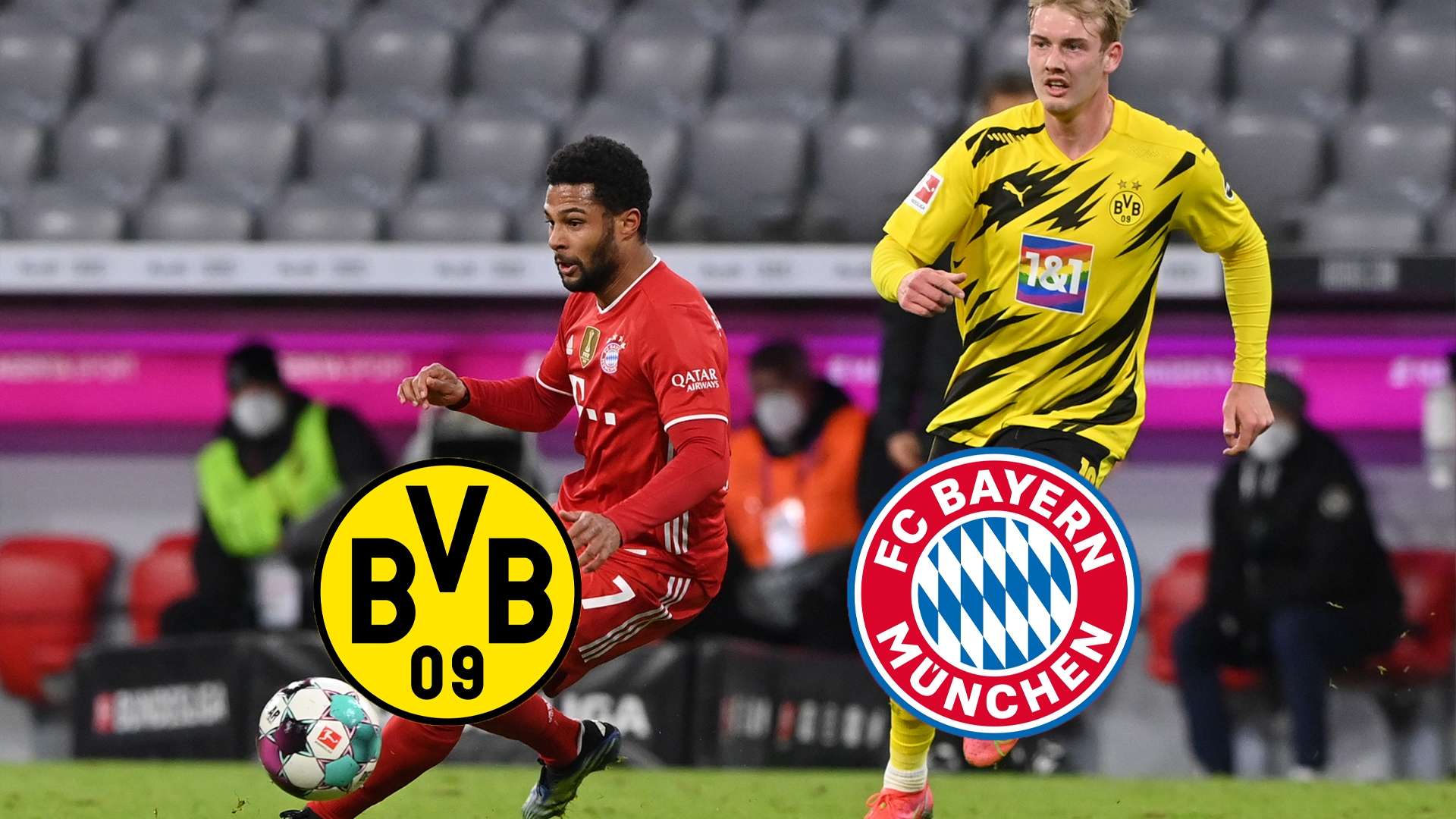 BVB Borussia Dortmund FC Bayern München Supercup Bundesliga 2021 tv live-stream heute gfx