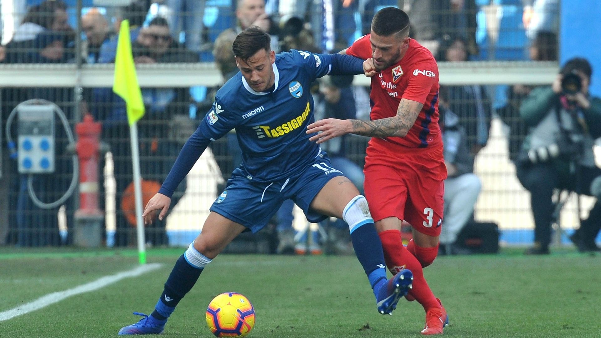 Alessandro Murgia Cristiano Biraghi SPAL Fiorentina Serie A 02172019