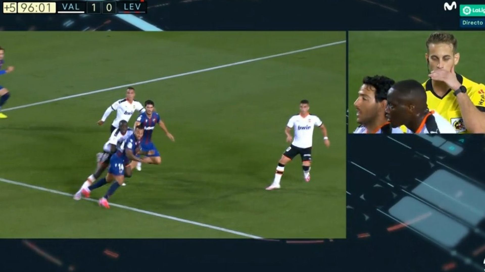 Penalti en el Valencia-Levante